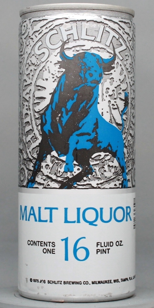 Schlitz Malt Liquor 16 Oz Tab Top Can
