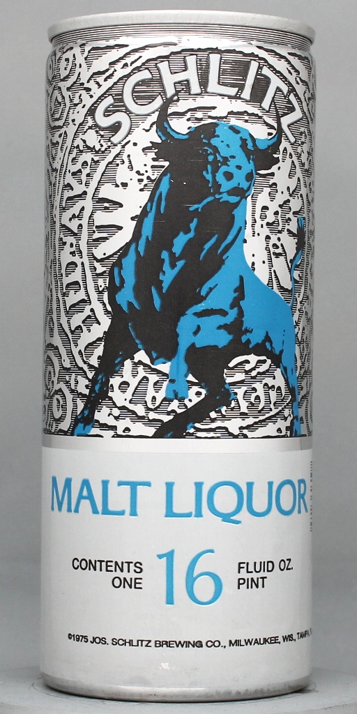 Schlitz Malt Liquor 16 Oz Tab Top Can