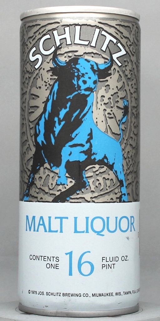 Schlitz Malt Liquor 16 Oz Tab Top Can