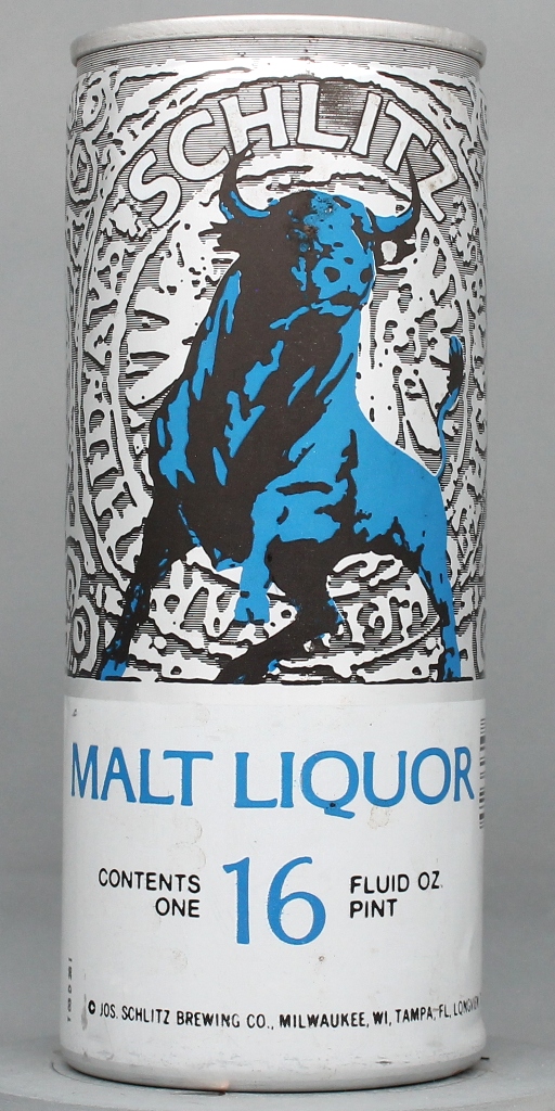 Schlitz Malt Liquor 16 Oz Tab Top Can