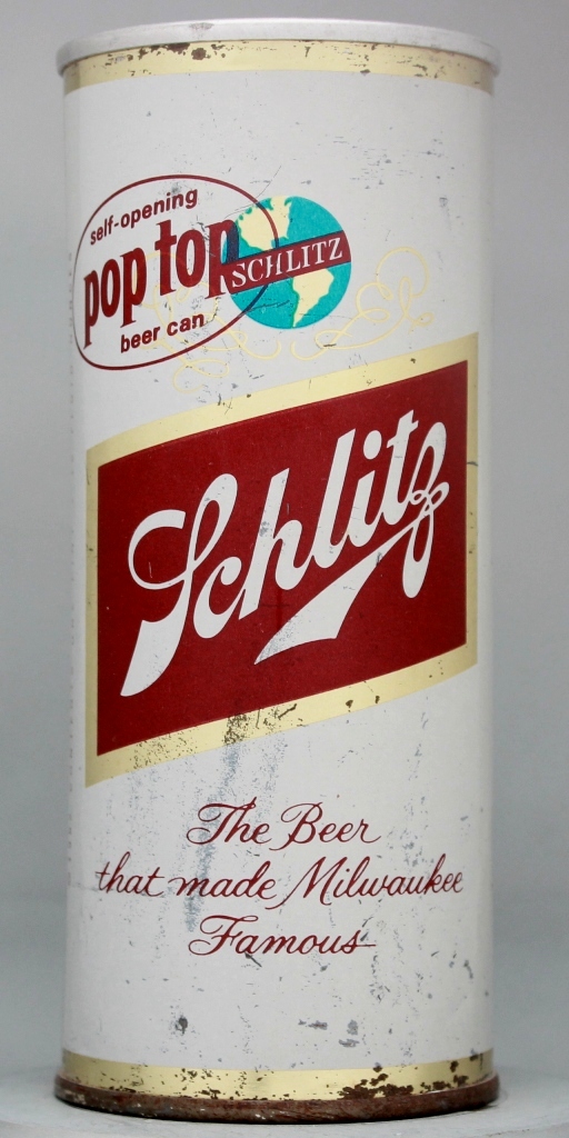 Schlitz Beer 16 Oz Zip Top Can