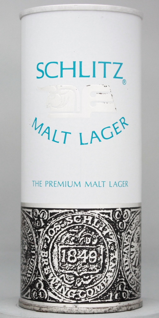 Schlitz Malt Lager 16 Oz Tab Top Can