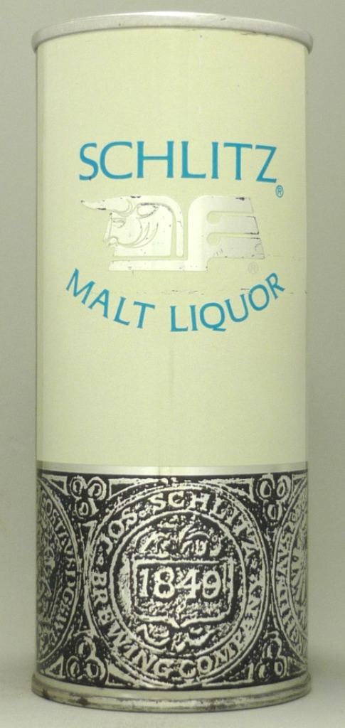 Schlitz Malt Liquor 16 Oz Tab Top Can