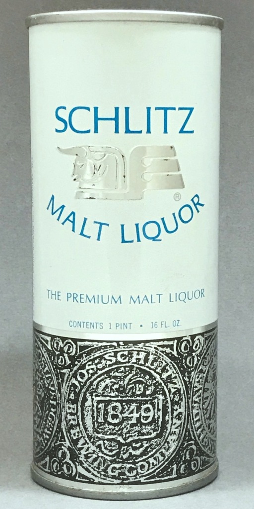 Schlitz Malt Liquor 16 Oz Tab Top Can