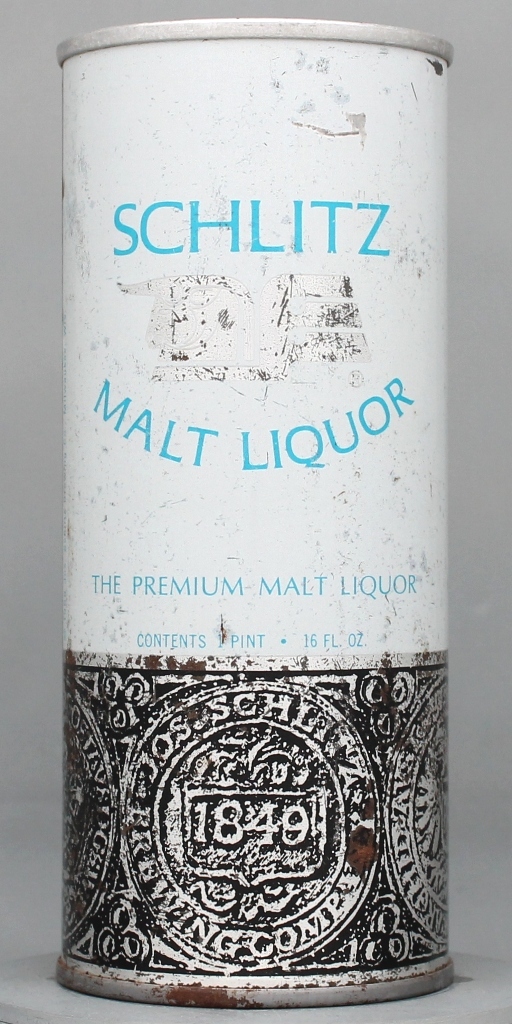 Schlitz Malt Liquor 16 Oz Tab Top Can