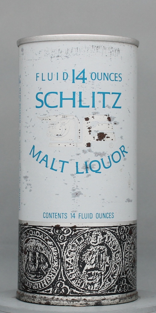 Schlitz Malt Liquor 14 Oz Tab Top Can
