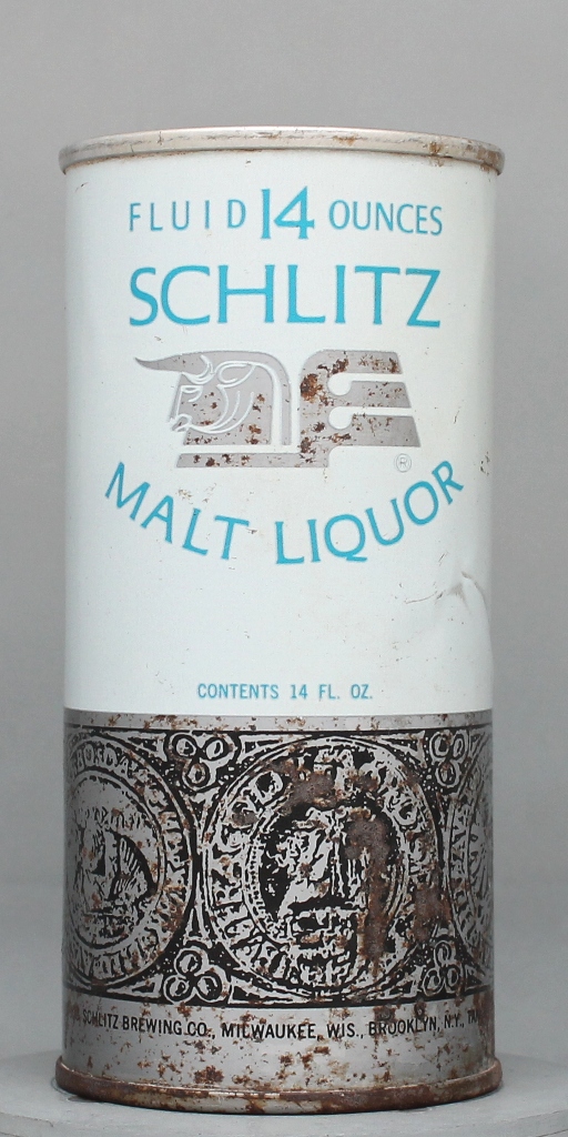 Schlitz Malt Liquor 14 Oz Tab Top Can
