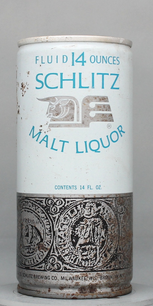 Schlitz Malt Liquor 14 Oz Tab Top Can