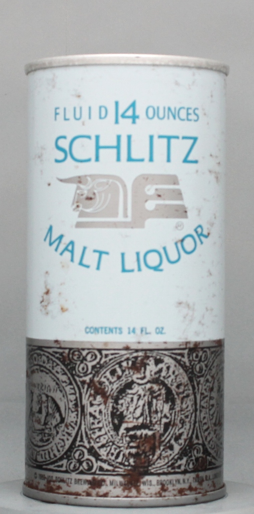 Schlitz Malt Liquor 14 Oz Tab Top Can