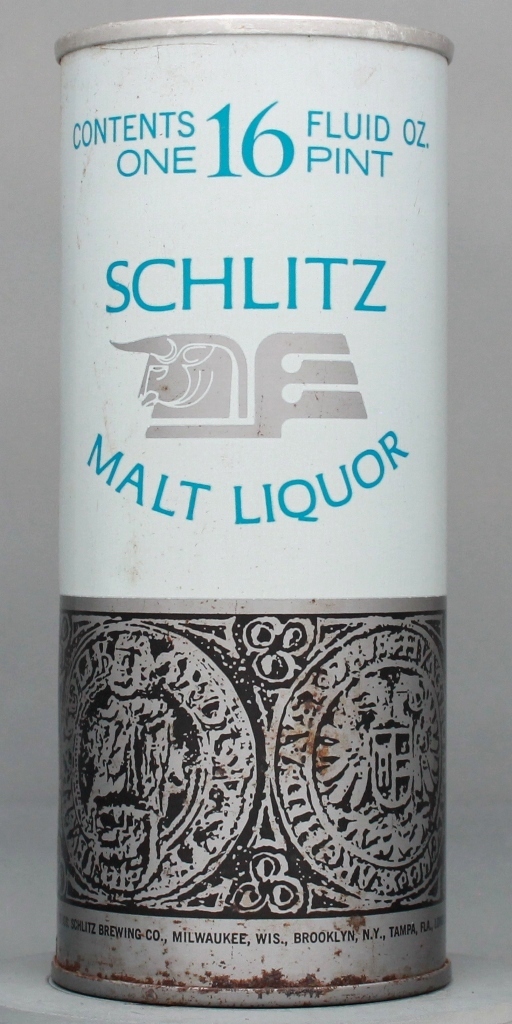 Schlitz Malt Liquor 16 Oz Tab Top Can