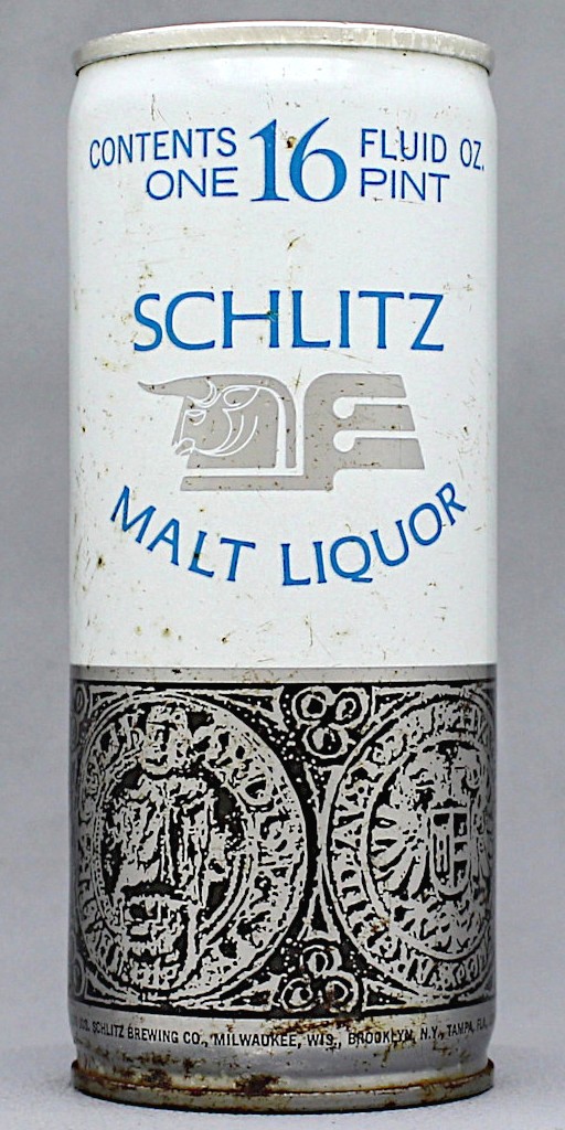 Schlitz Malt Liquor 16 Oz Tab Top Can
