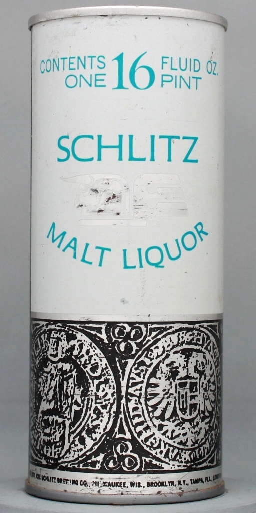 Schlitz Malt Liquor 16 Oz Tab Top Can