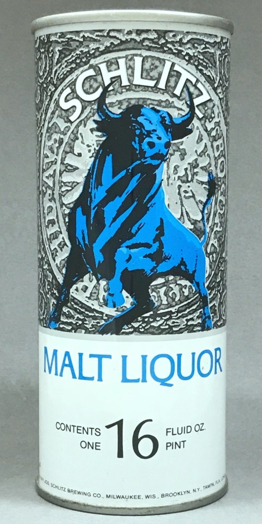 Schlitz Malt Liquor 16 Oz Tab Top Can