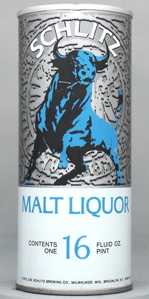 Schlitz Malt Liquor 16 Oz Tab Top Can