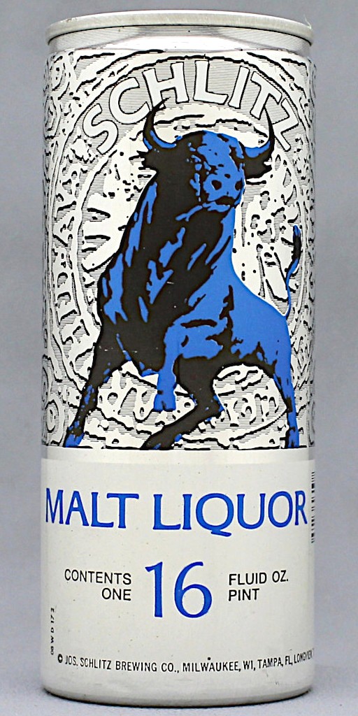 Schlitz Malt Liquor 16 Oz Tab Top Can
