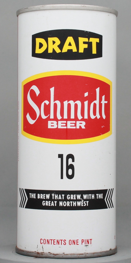 Schmidt Draft 16 Oz Tab Top Can