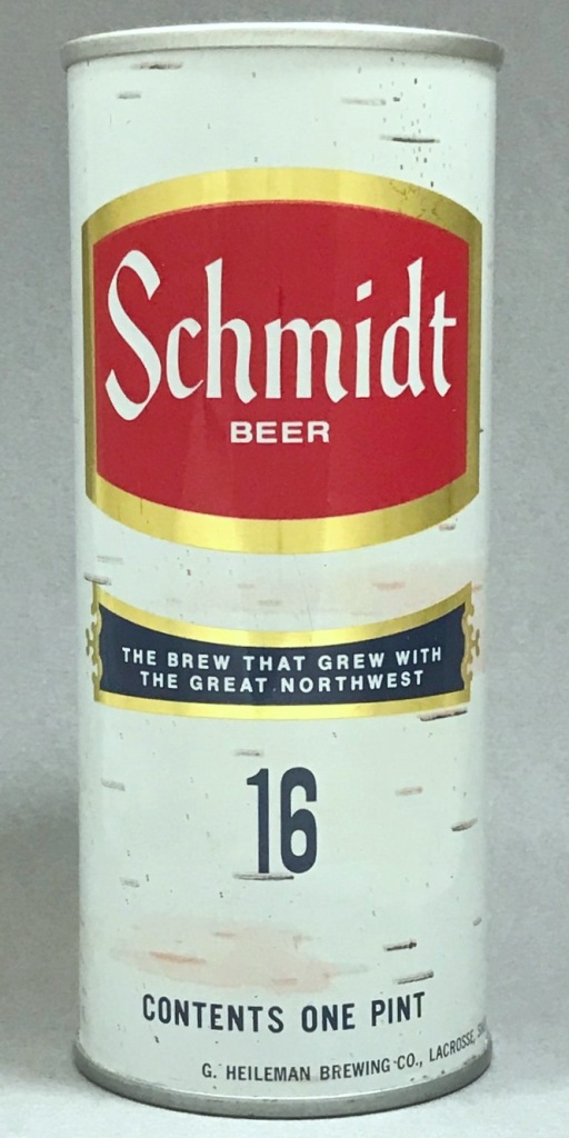 Schmidt Beer 16 Oz Tab Top Can