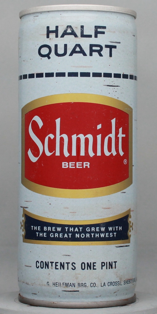 Schmidt Beer 16 Oz Tab Top Can