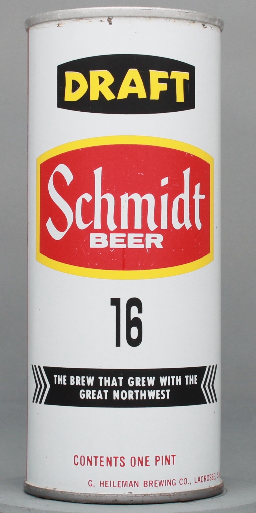 Schmidt Draft 16 Oz Tab Top Can