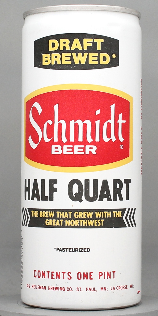 Schmidt Draft Brewed Beer Draft 16 Oz Tab Top Can