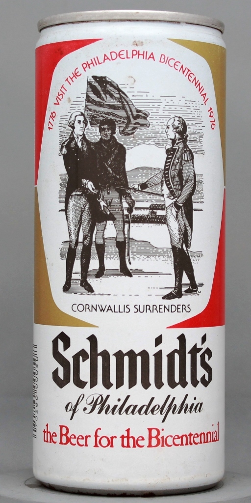 Schmidt's Bicentennial Beer 16 Oz Tab Top Can