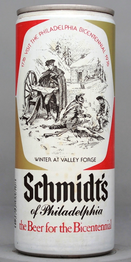 Schmidt's Bicentennial Beer 16 Oz Tab Top Can