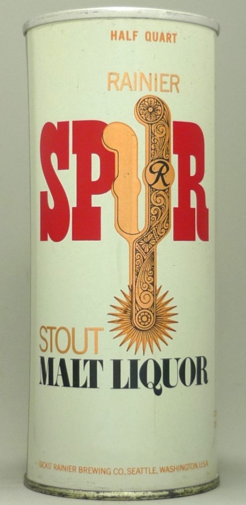 Spur Stout Malt Liquor 16 Oz Tab Top Can