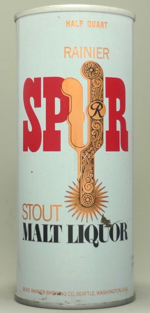 Spur Stout Malt Liquor 16 Oz Tab Top Can