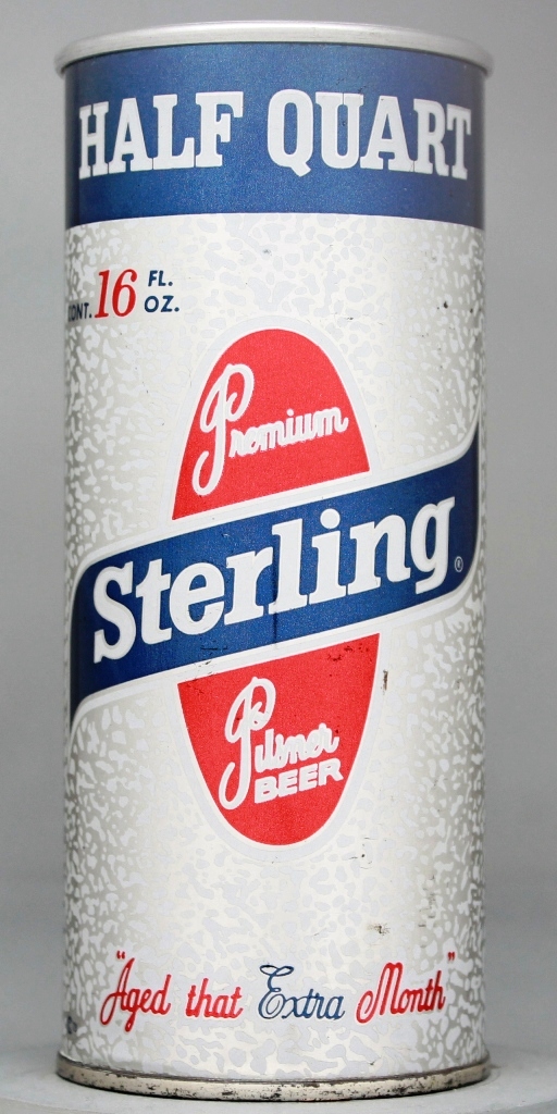 Sterling Premium Pilsner Beer 16 Oz Zip/Tab Top Can