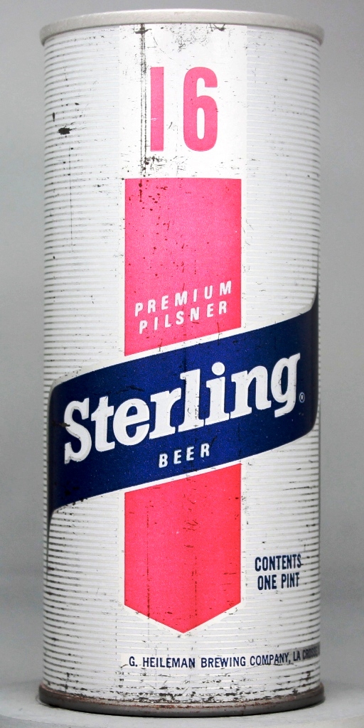 Sterling Premium Pilsner Beer 16 Oz Tab Top Can