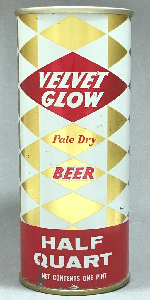 Velvet Glow Pale Dry Beer 16 Oz Tab Top Can