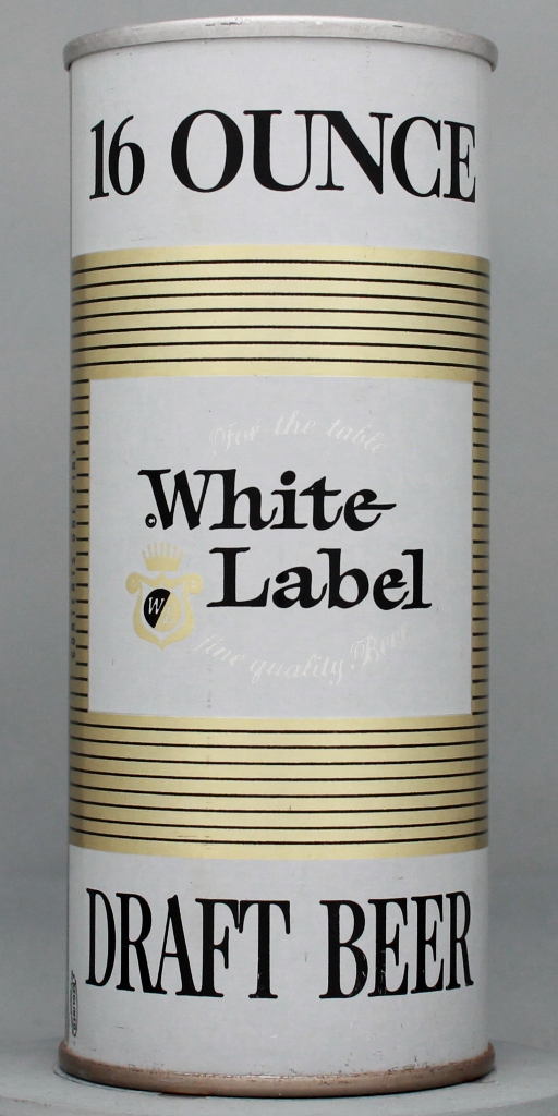 White Label Draft 16 Oz Tab Top Can