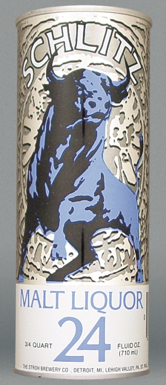 Schlitz Malt Liquor 24 Oz Tab Top Can