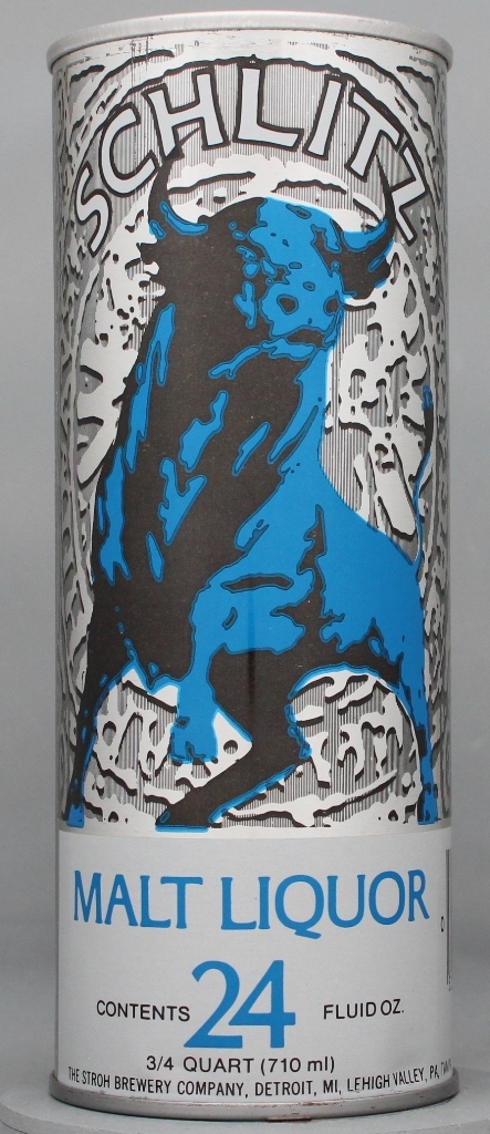 Schlitz Malt Liquor 24 Oz Tab Top Can