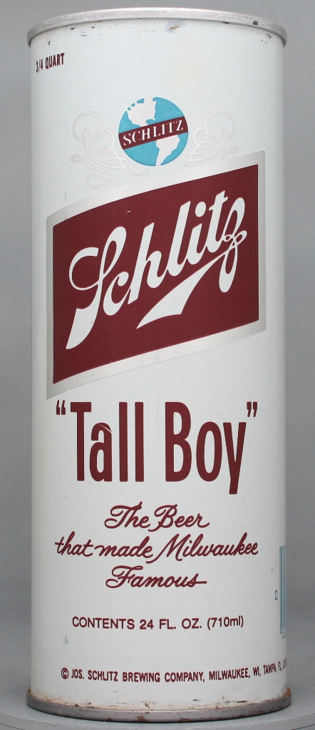 Schlitz Beer 24 Oz Tab Top Can