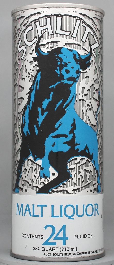 Schlitz Malt Liquor 24 Oz Stay Top Can