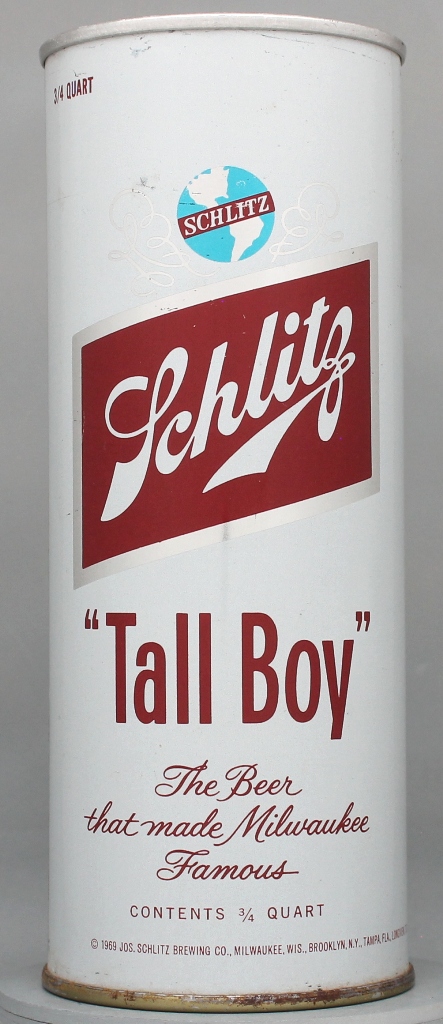 Schlitz Beer 24 Oz Tab Top Can