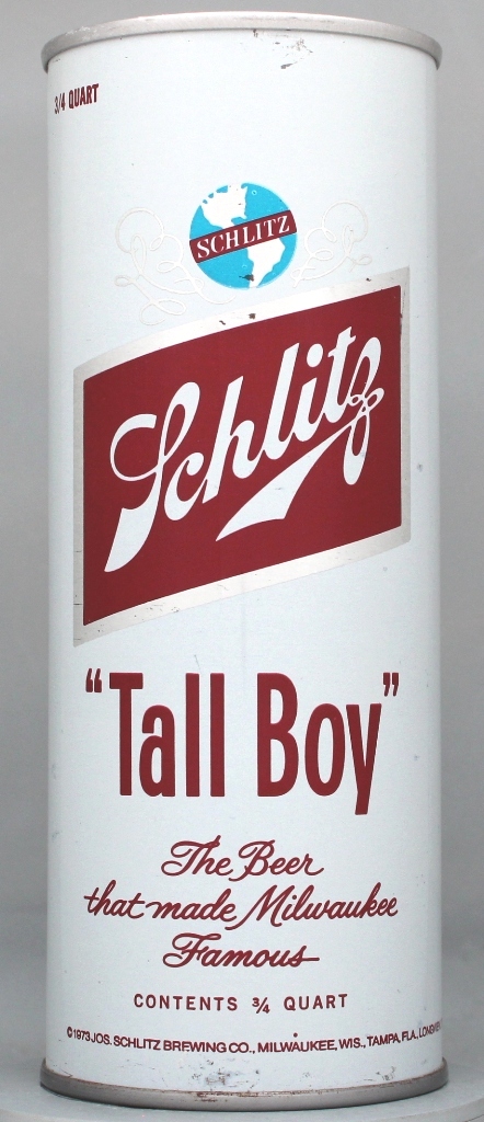 Schlitz Beer 24 Oz Tab Top Can