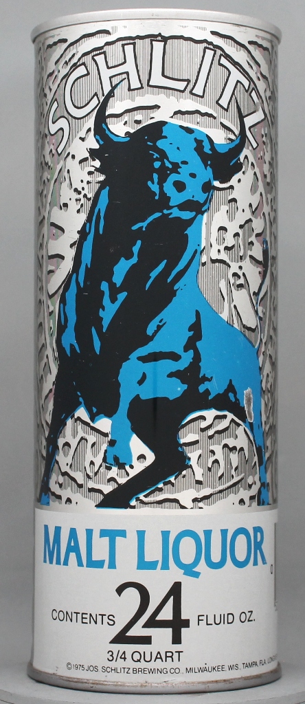 Schlitz Malt Liquor 24 Oz Tab Top Can