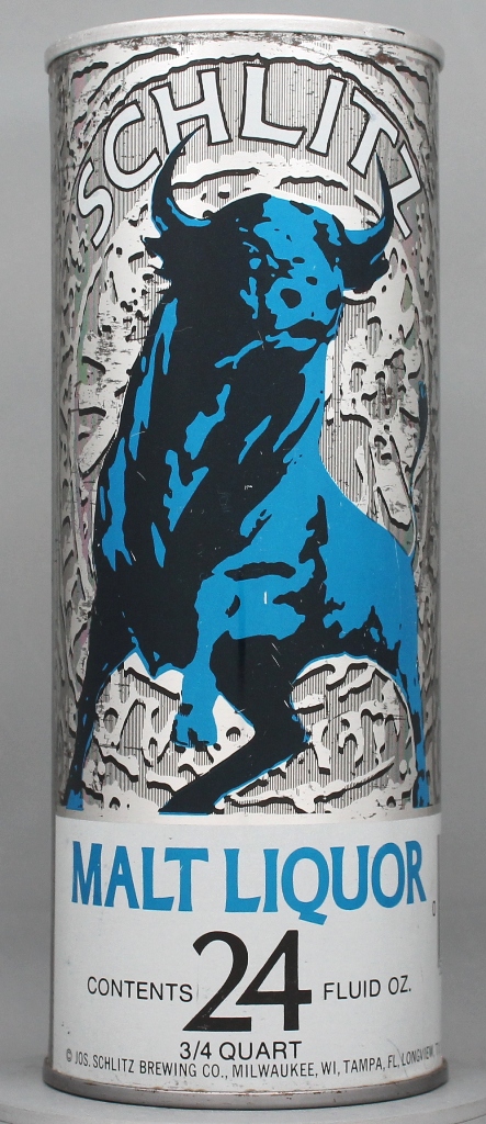Schlitz Malt Liquor 24 Oz Tab/Stay Top Can