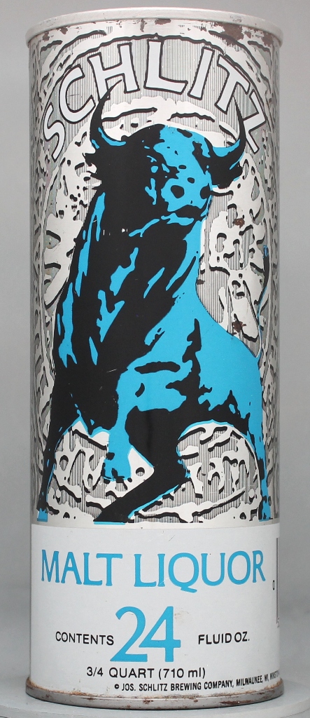 Schlitz Malt Liquor 24 Oz Tab Top Can
