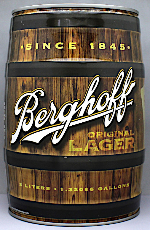 Berghoff Original Lager Beer 5 Liter Can