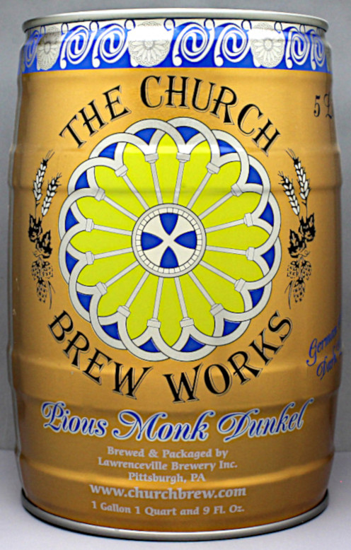 The Church Brew Works Lirus Monk Punkel Beer 5 Liter Can