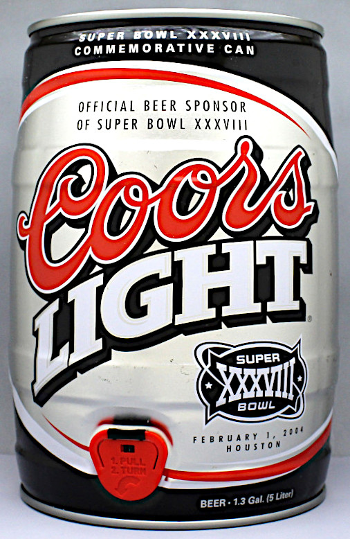 Coors Light Beer 5 Liter Can