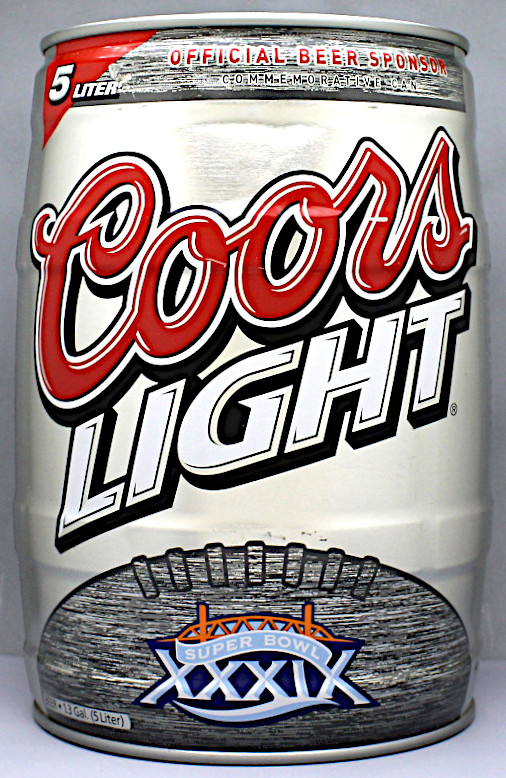 Coors Light Beer 5 Liter Can