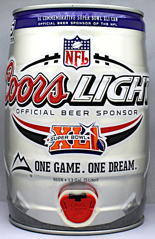 Coors Light Beer 5 Liter Can