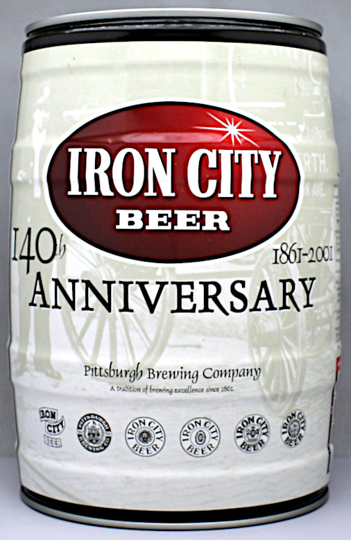 Iron City 140th Anniversary Beer 5 Liter Can
