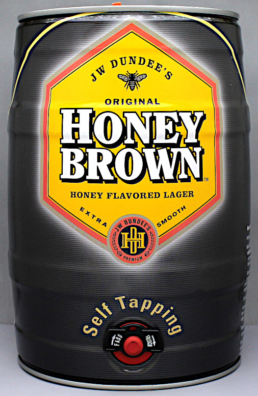 J.w. Dundee Honey Brown Lager Beer 5 Liter Can