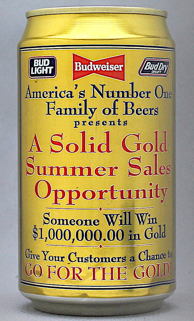 Budweiser Not Specified 12 Oz Stay Top Can
