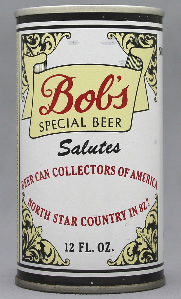 Bob's Special Beer 12 Oz Tab Top Can